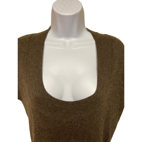 BCBHMaxAzaria Brown Belted Cashmere Wool Dress Women's Size Small - Picture 2 of 9